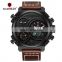KADEMAN K156 own brand mens double display watches chronograph luminous calendar fashion led digital mens waterproof watches