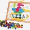 2016 High qulity child board art painting puzzle board for Children