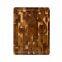 Amazon Hot Sale Custom Organic Butcher Square Kitchen Natural Cooking Boards Acacia Wood End Grain Chopping Wooden Cutting Board