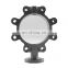 Pneumatic Flange Tri Clamp Wafer Sanitary Price Butterfly Valve Body