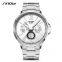 SINOBI Business Men's Watch Top 316L  Calendar Date Week Display Japanese Quartz Movement 1125G Jam Tangan Pria