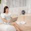 Wireless Rechargeable Oscillating Adjustable Fan Air Cooling Stand Desk Foldable Table Fan Portable Cordless Folding Fan