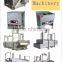 stainless steel semiautomatic fryer machinery with double fried area