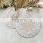Star Round White Rattan Placemats, Whitewashed Color Placemats Dining Table Wall Decoration