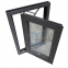 aluminum casement window  thermal broken impact resistant double glazed tempered glass swing windows