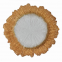 Irregular Edged Luxury Golden And Clear Colored Glass Wedding Gold Charger Plates For Banquet
