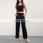 Yoga Bras Custom Workout Sportswear Suits Sweatpants Gym Fitness Sets For Women Outdoor Wear