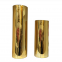 Factory Direct Wholesale Shiny Gold Glass Vase For Wedding Decoration