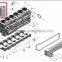 Pièces d'origine pour moteur de bus ZK6122HL 1002-00851 Chemise de cylindre de bus pour bus