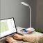 Lampe de table multifonctionnelle de charge rapide de 10W, chargeur sans fil. Mode de la norme Qi la plus rapide, lumière LED polyvalente pour charge sans fil