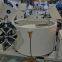 Double Working Sites Aluminum Wheel Ratory Polishing Machine For Wheel Rims