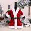 Bulk Christmas Wine Sleeve Sets - Detachable Santa Coat Style for Wholesale Party Supplies
