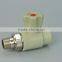 heat-resistant brass union ppr body abs handle STRAIGHT radiator VALVE
