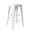 MCH-1505 Industrial bar stools 65cm Height Green Metal Stool