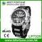 LP7325 Factory price multi function stainless steel rubber band man watches top 2015