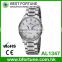 AL1347 Classic design auto date quartz movement stainless steel watch