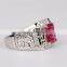 china factory custom men's ring gemstone big stone ring designs mens