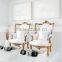 European style vintage wholesale pearl foot rest basin pedicure spa massage chair