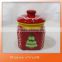 High Quality Christmas tree Food Container Ceramic Cookie Jar