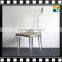 Hot sale popular Acrylic dining chair, clear acrylic ghost dining chair,modern clear acrlic ghost chair with cushion