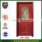 rural flower carving solid birch wood glass door designs for interior