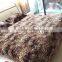 3pcs Flannel Fleece Blanket And Pillows With Animal Skin Super Soft Blanket Dot