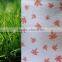 Red leaf pattern stained glass window tint film roll