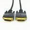 Gold Plated Connector M to M Dvi to av Cable 24+1 for Monitor Projector