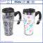 High quality 450ml Stainless Steel Travel Mug Paper Insert Coffee Tumbler With Handle