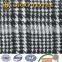 Houndstooth pattern knit wool jacquard fabric for coat