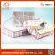 Home living collapsible fabric lined storage boxes