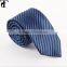 fashion design mens necktie blue stripe school uniform tie