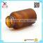 130ml cylinder wide mouth amber glass bottle pill/tablet