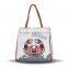 Constellation Series Embroidery And Printed Cotton Cancer Women Canvas Handbag