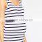 Guangzhou Supply New Design Sleeveless Maternity Striped Dress