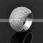 Pave Setting Ring All Size Available Ring Gemstone Titanium