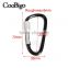 Aluminum Spring Locking Carabiner Snap Hook Hanger Keychain Hiking Camping #FLQ187-8C(Mix-s)