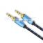 Premium Metal Stereo Audio Cable 3.5mm braided Aux cable for phone