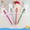 novelty cartoon christmas reindeer shaped plush ballpoint pen