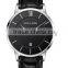 China Slim Mens White Quartz Movement Clock