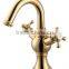 Hight Pull-out Antique Brass basin Sink Faucet