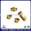 Customized high quality nickel plating brass pipe fittings