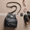 2014 popular style black messager bag ladies fashion handbags designer