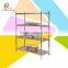 High-end durable multi-tiers heavy duty stainless steel kitchen storage shelf rack for hotel restaurant