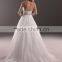 New Luxurious High Quality fabric wedding dress 2015