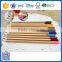 Wholesale 7 inch water soluble hexagonal color pencil with dipped for kids and office