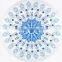 100% cotton 1500mm round beach towel with tassel