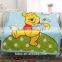 Cartoon 100% polyester coral fleece baby blanket baby bedding sets