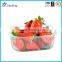 PET dispoable square container for fruit