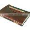 Leather Journal With Wood Pencil Diary Notebook Handmade Leather and Paper